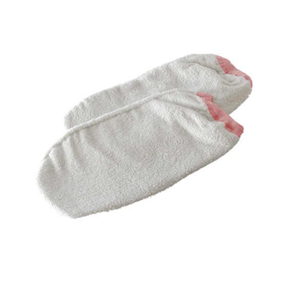 Holiday badstof handschoenen voor een paraffine pakking
