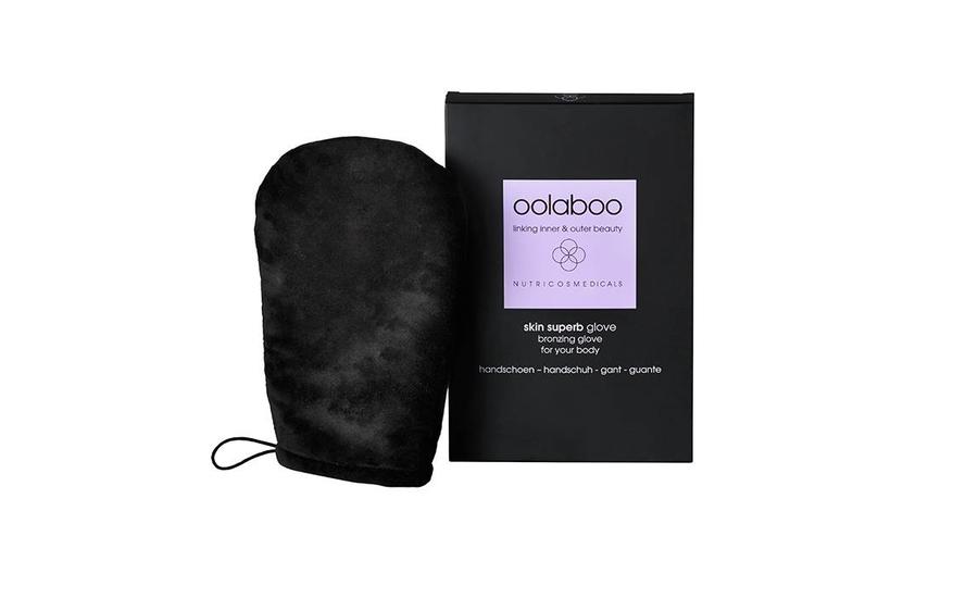 Oolaboo skin superb bronzing glove en verpakking